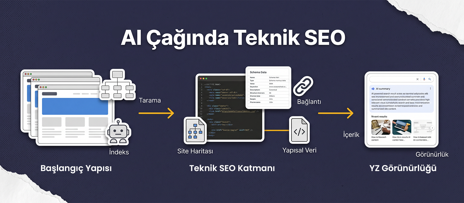 Yapay Zeka Arama Çağında Web Siteleri İçin Teknik SEO Neden Her Zamankinden Daha Önemli?