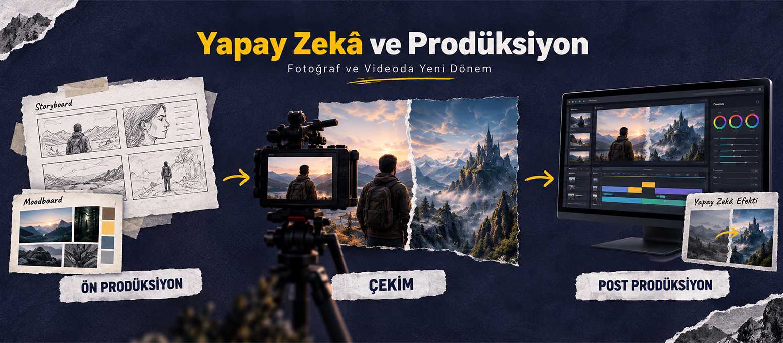 Yapay Zekâ Video ve Fotoğraf Prodüksiyonunu Nasıl Değiştiriyor?