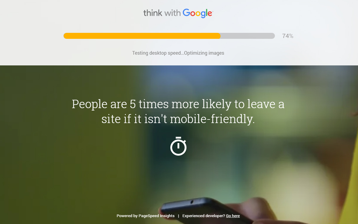 Google mobile testing. Think with google. google test.
